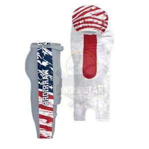 Best <b>Fabric</b> Custom Made American Football Uniforms for Men High Quality Plus Size Sets Breathable Feature - Product Image 4