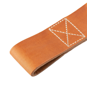 Sangles de poignet pour la musculation en cuir de vachette personnalisées avec fermeture à crochet et boucle antidérapante pour la salle de sport et l'entraînement - Unisexe - Product Image 5