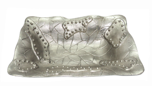 Offre spéciale de plateau carré en acier inoxydable de haute qualité plateau personnalisé de forme rectangulaire haut de gamme grand espace plateau de service - Product Image 6