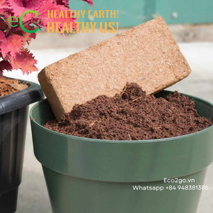 Suministros al por mayor Turba de coco en bloque Bloque de turba de coco orgánico para cultivo de plantas/Turba de coco Bloques de 5Kg/Turba de coco de Eco2go - Product Image 2