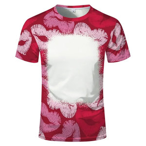 Precio bajo Sublimación Impreso Camiseta Venta al por mayor 100% Poliéster Manga corta 100% algodón Color Sublimación Camiseta - Product Image 1