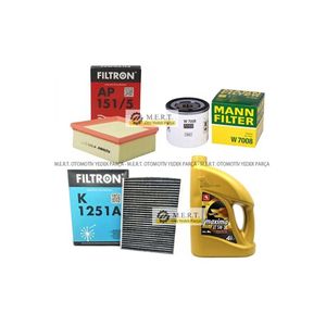 Set di filtri manutenzione olio 1.25 Ford Fiesta (2008-2016)