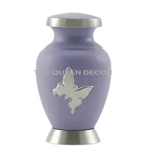 Urne funéraire en laiton de haute qualité avec support et or belle conception de gravure et couleur noire finie - Product Image 2