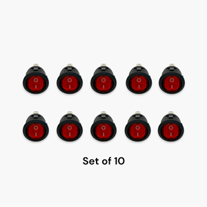 Interruptor de botón pulsador redondo KCD1, juego de 10, función de encendido/apagado industrial, certificado CQC, envío gratis - Product Image 2