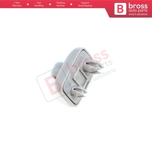 BDP1655 1 Piece Sun Visor Shade Holder <b>Hook</b> <b>Clips</b> Gray Color for A1 A3 A4 B7 B8 B9 A5 A6 C6 Q2 Q3 Q5 TT Exeo - Product Image 2