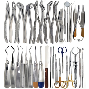 Kit d'instruments de chirurgie dentaire allemande 74 pcs extraction d'ascenseurs kit d'instruments de chirurgie allemande Kit de chirurgie dentaire dentaire - Product Image 1
