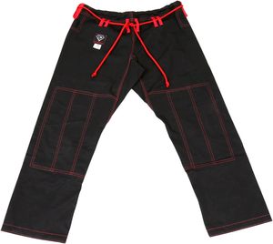 Personalizado 450gsm pesado peso medio perla tejido algodón sarga pantalón todos los tamaños BJJ GI Jiu Jitsu uniformes ropa deportiva Karate OEM disponible - Product Image 5