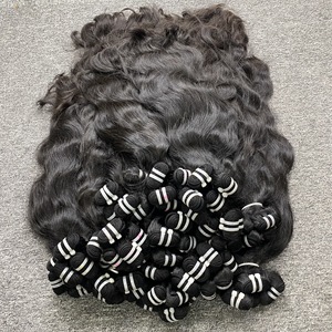 Extensiones de cabello virgen vietnamita crudo de alta calidad 100%, cabello de trama alineado con cutícula Natural de un donante de onda de cabello VQ - Product Image 4