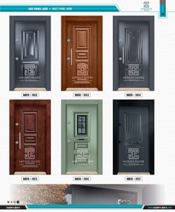 Porte en acier abordable de panneau en métal pour des projets de logement Solution durable et rentable avec la structure forte de sécurité - Product Image 2