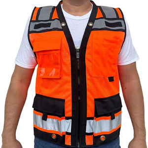 New Latest Design 2026 Sleeveless <b>Safety</b> Vests Customized Outdoor Mesh Security Working Vest for Sale - Product Image 2