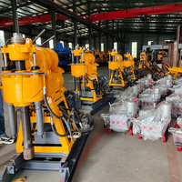 Plataforma de Perforación SPT Portátil de 130m con Husillo Vertical, Motor Diésel y Caja de Cambios para Exploración de Suelos y Muestreo de Núcleos de Diamante, en Venta