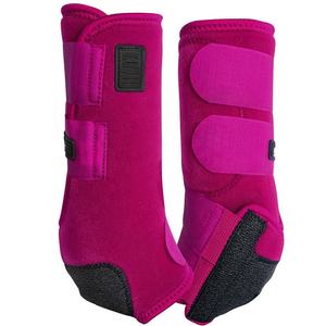 Lot de 2 protections de jambes pour chevaux, accessoires équestres de qualité supérieure, néoprène, médecine sportive, bottes pour chevaux, bottes de sport, bottes médicales pour chevaux - Product Image 1