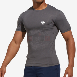 <b>Men</b> Sublimation <b>Compression</b> <b>Shirt</b> Short Sleeve Clothing <b>Shirts</b> Custom Street wear Fitness Wear Sportswear <b>Compression</b> <b>Shirt</b> - Product Image 1