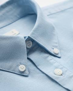 Camisa de vestir de negocios informal sólida ajustada de manga larga para hombre transpirable otoño personalizado por Routine Vietnam - Product Image 5