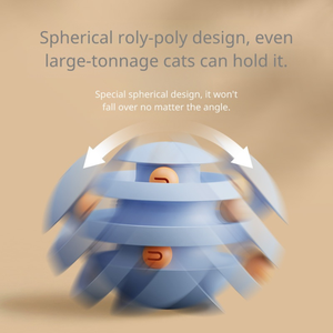 Juguete Interactivo para Gatos, Pista de 3 Niveles, Bola Rodante, Juguete Giratorio, Ejercicio de Autojuego para Gatitos, Rompecabezas, Estimulación Mental - Product Image 4