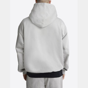 Sweat à capuche en molleton 100% coton de haute qualité, personnalisé, lourd, avec poche, broderie personnalisée, sweat à capuche pour homme, automne, prix bas - Product Image 6