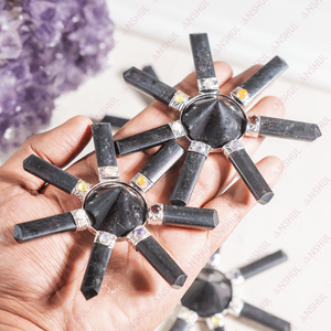 Pyramide Générateur d'Énergie en Tourmaline Noire pour la Guérison des Chakras et la Méditation – Vente en Gros - Product Image 3