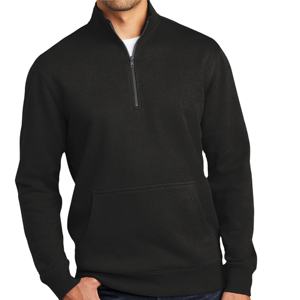 Sudaderas de hombre de último estilo, buena calidad, al por mayor, básicas, de mezcla de algodón, de alta calidad, con cierre de cremallera de un cuarto. - Product Image 6