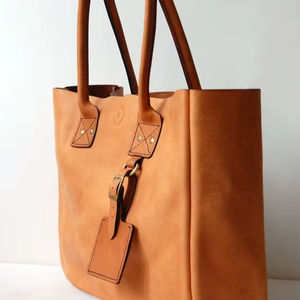 Bolso de mano de cuero artesanal para llevar todos los días, esencial, espacioso, elegante, varios colores, duradero, elegante, limpio, Moderno - Product Image 1