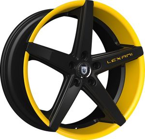 ล้ออัลลอยสีดำ15/16/17ดีไซน์แบบห้าก้าน4/8*100-114.3 PCD สภาพใหม่ - Product Image 1