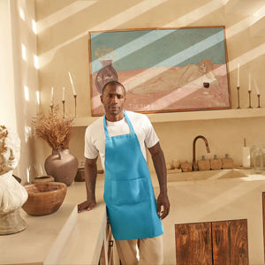 BEAM 100% Polyester Non-Woven Sleeveless Cooking <b>Apron</b> Breathable Eco-Friendly Moisture Wicking Water Saving Front Pocket Simple - Product Image 3