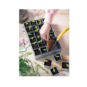 wholesale galvanized garden bed rectangular planter <b>box</b> silver color with with used with outdoor indoor garden decoration - Product Image 1