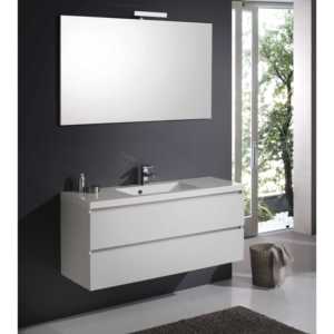 Mueble de Baño Miami Forest Blanco de 120 cm con Cajones y Lavabos Elegantes - Product Image 2