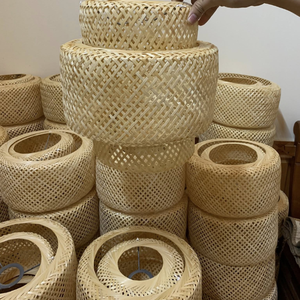 Handcrafted Rattan Lantern - Eco-Friendly Natural <b>Light</b> Fixture - Product Image 4