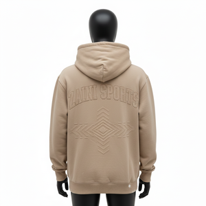 Women Pullover <b>Hoodie</b> Premium Quality 320 GSM Brushed Fleece Cotton Polyester <b>Sand</b> Tone Custom Logo women's basics <b>Hoodie</b> - Product Image 2