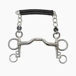 Pelham con enlace lunar palanca corta broca de cuero 19mm brocas de caballo productos de caballo de tendencia más vendidos 2025 - Product Image 3