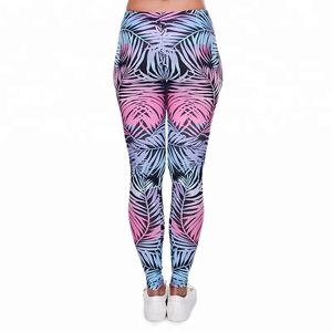 promotionLuckpanther Soft Cloudy Fabric Stretch Elastic Fabric for Leggins Gym Wear Pink Yoga Pant Ladies Gym <b>Leggings</b> - Product Image 2