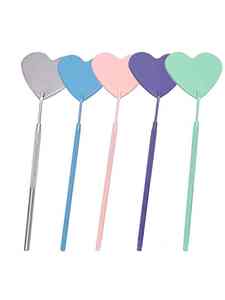 HEXACARE Grand miroir à cils en forme de cœur de haute qualité Nouveau design Instruments de beauté toutes couleurs Caractéristiques personnalisées - Product Image 2