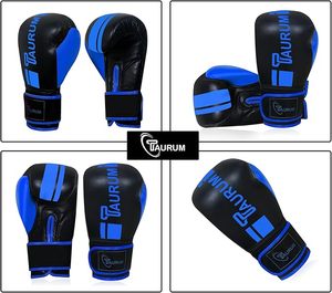 Gants de boxe personnalisables en cuir de vachette et PVC pour la compétition et l'entraînement, imperméables, pour enfants et adultes, 8oz, 12oz, 16oz - Product Image 5