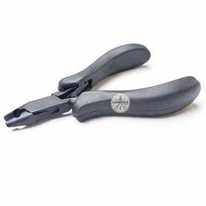 Pinzas Profesionales para Extensiones de Cabello LUMINEX IMPEX LI-2085, Mango Antideslizante, Acero Inoxidable, Herramienta para Micro Anillos, Uso en Salón, 1.5 mm - Product Image 1
