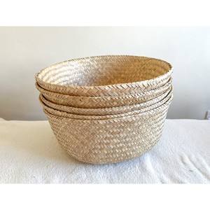 Panier de rangement pliable en jonc de mer panier d'herbe de mer tissé pliable panier de tissage - Product Image 4