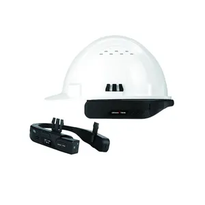 2024趋势高级安全帽，带sim卡智能AI头盔摄像头，带全球定位系统跟踪PTT遥控器4g头盔摄像头