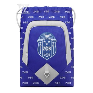 Grec Zeta Phi Beta Sororité Vêtements Prêt À Expédier Sublimé Multi Panneau Épaule Cordon Gym Sac À Dos Attirail Grec - Product Image 1