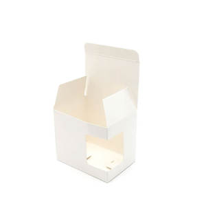 Taza de té con tapa superior e inferior cuboide negra personalizada, caja de regalo de vidrio con espuma - Product Image 3