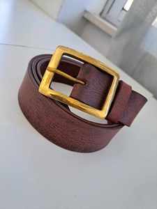 เข็มขัดหนังสีน้ำตาลที่ขายดีที่สุดจากผู้ผลิตมืออาชีพดีไซน์ตามสั่งพร้อมหัวเข็มขัดอัลลอยแบบลำลองไม่ซ้ำใคร - Product Image 2