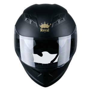 หมวกกันน็อคมอเตอร์ไซค์แบบเต็มใบ ROYAL HELMET M266-1K ผลิตในเวียดนามใหม่ โครงสร้าง ABS สองชั้น ได้รับมาตรฐาน DOT ขนาด XL PC - Product Image 2