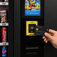 Distributeur automatique intelligent de boissons et de collations Zhongda, 6 voies, paiement par code QR, design écologique, refroidissement par compresseur