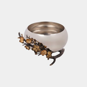 Creative Quality Stainless Steel Finish Decorative Food Serving <b>Bowl</b> With Floral Accent Table Decor Serving <b>Bowl</b> In Good Price - Product Image 6