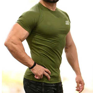 Vente chaude Meilleure Qualité Gym Wear T-shirts À Vendre Coton Fait Hommes Gym T-shirts Au Meilleur Prix - Product Image 3