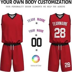 Camiseta Deportiva Profesional de Baloncesto, Uniforme de Equipo Personalizado, Malla Reversible, Sublimación, Secado Rápido - Product Image 4