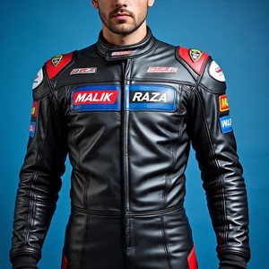 ชุดหนังสำหรับแข่งซูเปอร์ไบค์ไหล่ไทเทเนี่ยม, Kevlar เรียงราย, Pro-Rider, ความปลอดภัยสูงสุด, สไตล์ก้าวร้าว, การตัดเย็บที่ทนทาน - Product Image 2