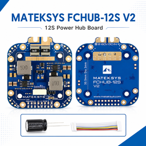 MATEKSYS FCHUB-12S V2 8-60V 3-12S PDB Power Hub con Sensor de Corriente de 440A y BEC de 5V 12V para Drones FPV UAV - Product Image 1