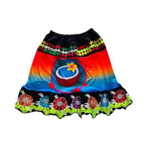 Faldas polinesias bordadas de verano, informales, las más vendidas, faldas polinesias micronesianas bordadas - Product Image 5