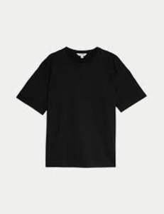 Nouvelle mode de t-shirt à col rond en coton respirant motif à carreaux logo personnalisé durable en gros pas cher prix durable t-shirt en tricot - Product Image 6