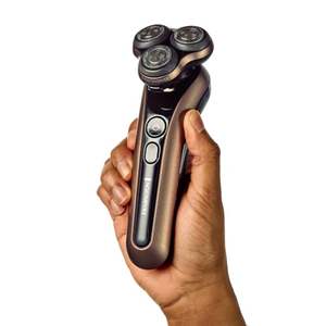 Afeitadora Eléctrica Rotativa USB con Sistema de Corte Híbrido, Recortadora de Precisión para Uso en Seco/Húmedo, Cuchillas Flexibles, Cabezal Pivotante, Modo Turbo, IPX7, para Uso en Autocaravanas - Product Image 4