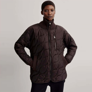 Trendy <b>Women's</b> <b>Zip</b>-<b>Up</b> Quilted Puffer <b>Jacket</b> for Winter, Comfortable and Durable Outerwear for Everyday Wear Puffer <b>Jackets</b> - Product Image 2